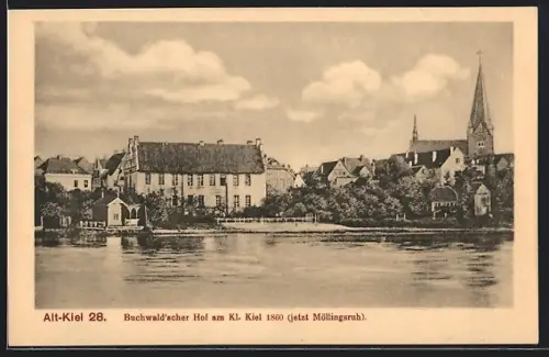 AK Alt-Kiel, Buchwaldscher Hof am Kl. Kiel