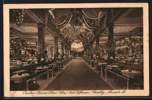 AK Berlin, Berliner Konzert-Haus Clou, Mauerstrasse 82, Innenansicht