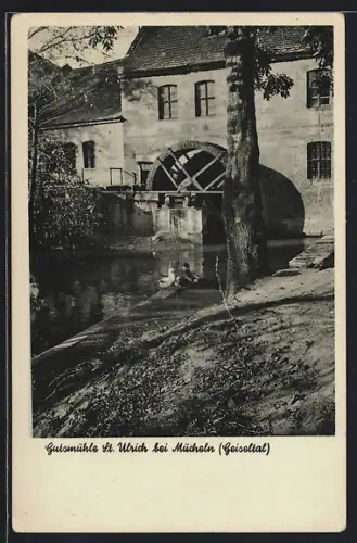 AK Mücheln /Geiseltal, Gutsmühle St. Ulrich