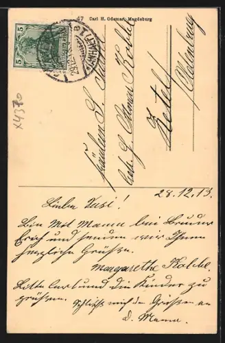 AK Cöthen i. A., Ludwigs-Gymnasium im Schloss