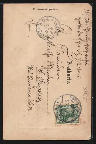 AK Weissenfels, Kaiser-Wilhelm-Denkmal