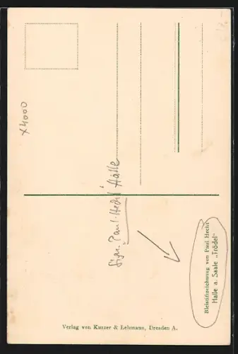 Künstler-AK sign. Paul Hecht: Halle a. Saale, Trödel mit Fassaden
