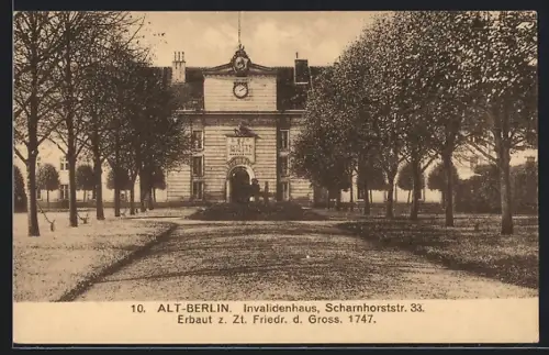 AK Berlin, Scharnhorststrasse 33, Invalidenhaus