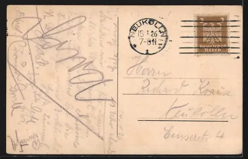 AK Berlin-Neukölln, Restaurant Neue Welt, Grosser Saal