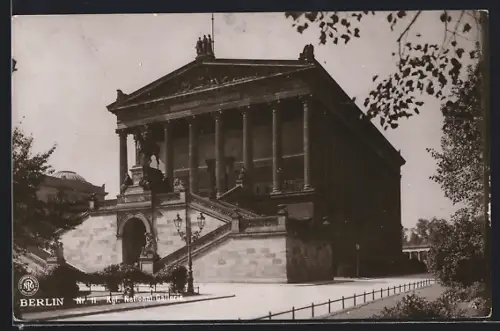 Foto-AK NPG: Berlin, Blick auf die Kgl. National-Galerie