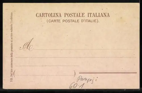 Lithographie Napoli, Foro Civile mit Blick auf den Vulkan Vesuv, Tempio d`Ercole e Teatro Tragico