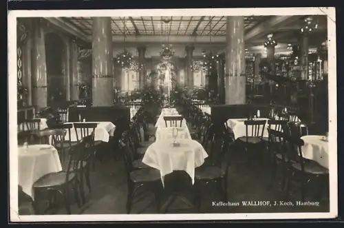 AK Hamburg, Gasthof Kaffeehaus Wallhof, Inh. J. Koch