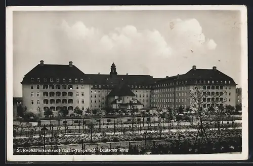 AK Berlin-Tempelhof, St. Josefskrankenhaus, Deutscher Ring