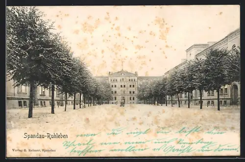 AK Berlin-Spandau-Ruhleben, Kasernenhof