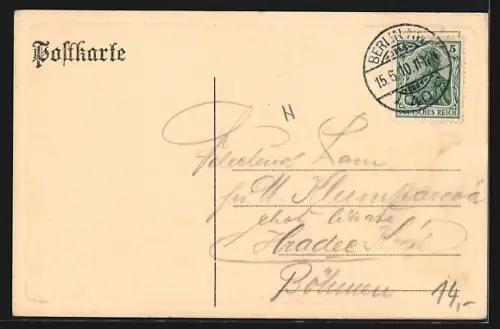 AK Berlin, Gasthof Weihenstephan-Palast, Friedrichstr. 176/177, Innen- u. Aussenansicht