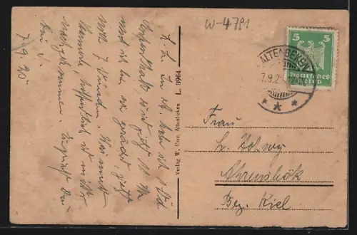 AK Altenbeken, Viadukt, Tunnel, Mann fällt vor dem Bahnhof