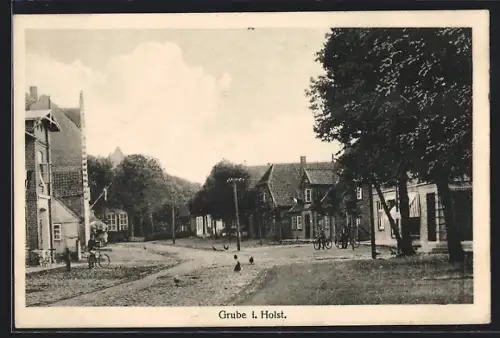 AK Grube i. Holst., Partie im Ort