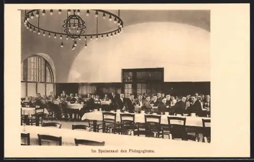 AK Berlin-Spandau, Johannesstift, Im Speisesaal des Pädagogiums