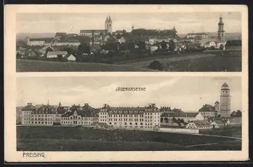 AK Freising, Teilansicht, Jägerkaserne