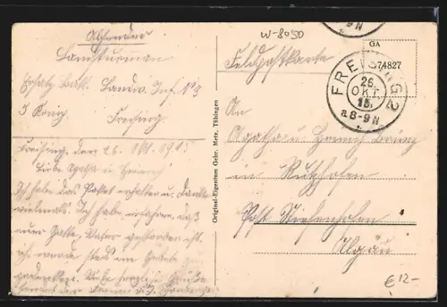 AK Freising, Teilansicht, Jägerkaserne