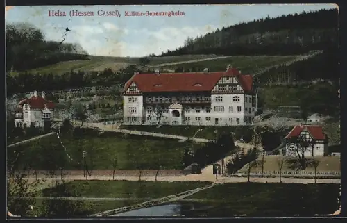 AK Helsa /Hessen Cassel, Militär-Genesungheim