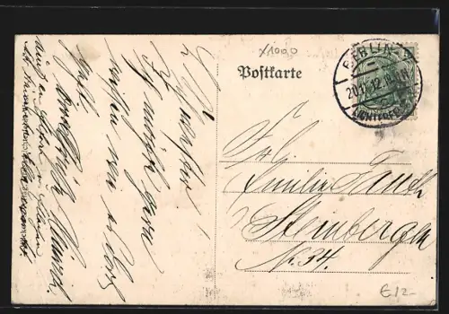 AK Berlin-Lichterfelde, Haupt-Kadetten-Anstalt, Vorparade