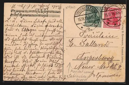 AK Treuenbrietzen, Ballade Sabinchen war ein Frauenzimmer mit Illustrationen, Jura