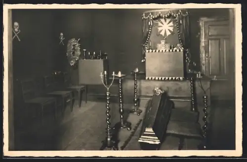 AK Erlangen, Freimaurerloge Libanon z. d. 3. Cedern., Meisterloge