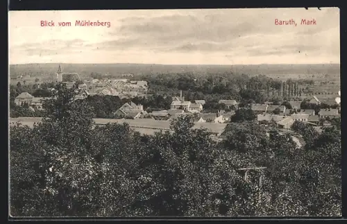 AK Baruth / Mark, Blick vom Mühlenberg