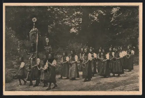AK Bräunlingen, I. Heimattag des alemanisch-schwäbischen Verbandes für Heimat und Volkstum Pfingsten 1923