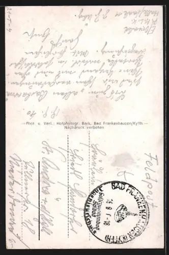 AK Bad Frankenhausen /Kyffh., Strasse Oberkirchgasse