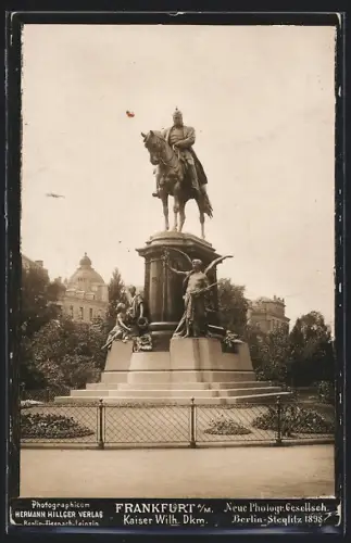 Foto-AK NPG Nr. 259: Frankfurt a. M., Kaiser Wilhelm-Denkmal