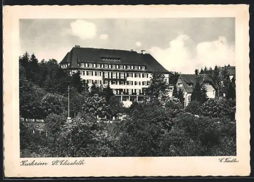 AK Freudenstadt im Schwarzwald, Kurheim St. Elisabeth