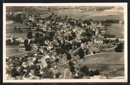 AK Ebersbach i. Sa., Ortsansicht, Fliegeraufnahme