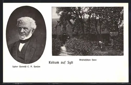 AK Keitum, Altfriesisches Haus, Sylter Chronist C. P. Hansen