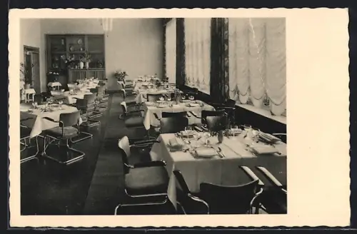 AK Kiel, Hotel Europäischer Hof, Speisesaal, Restaurant