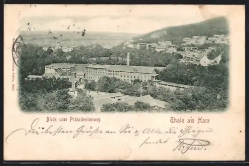 AK Thale, Blick vom Präsidentenweg