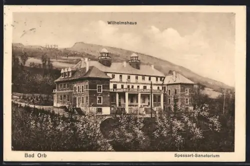 AK Bad Orb, Spessart-Sanatorium Wilhelmshaus