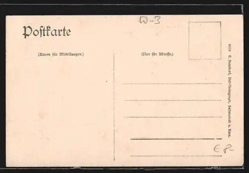 AK Selkemühle im Selketal, Mühle mit Kuh auf der Weide