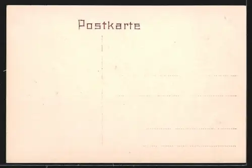 AK Aachen, Theaterstrasse aus der Vogelschau