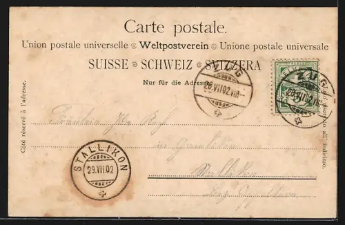 AK Zug, Pension Guggithal von Alois Bosshard