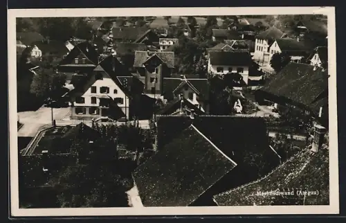 AK Merenschwand /Aargau, Teilansicht aus der Vogelschau