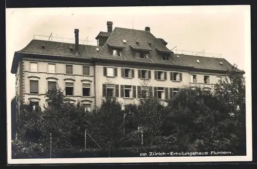 AK Zürich, Fluntern, Erholungshaus Fluntern