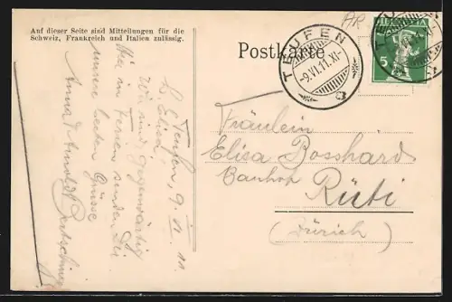 AK Wonnenstein, Ortsansicht mit Umgebung