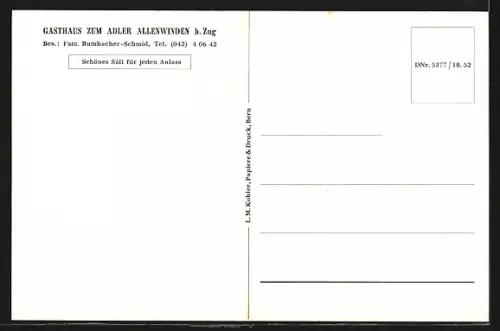 AK Allenwinden, Gasthaus zum Adler