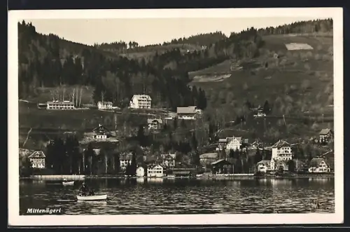 AK Mittenägeri, Teilansicht mit Boot