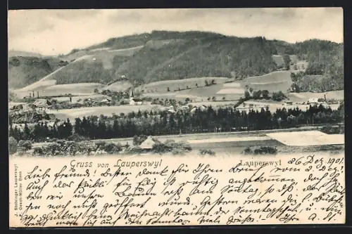 AK Lauperswil, Panorama mit Kirche