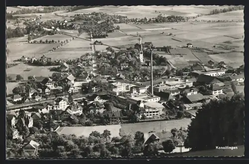 AK Konolfingen, Teilansicht mit Strassenpartie