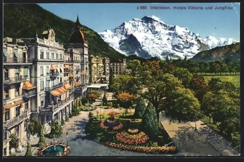 AK Interlaken, Hotels Viktoria und Jungfrau