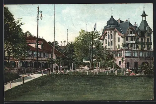 AK Bern, Hotel Pension Gurtenkulm mit Restaurant