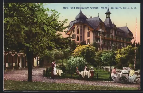 AK Gurten-Kulm bie Bern, Hotel und Restaurant Gurten-Kulm