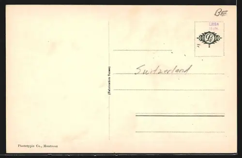 AK Gstaad, Teilansicht im Winter