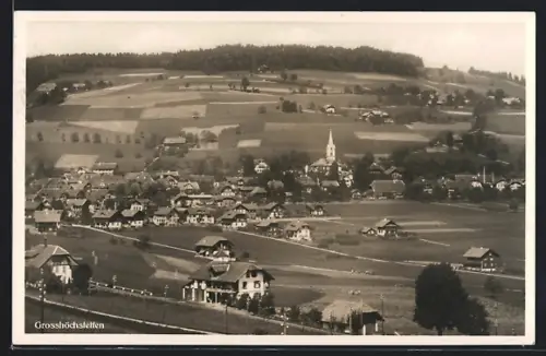 AK Grosshöchstetten, Teilansicht mit Kirche