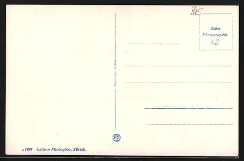 AK Frutigen, Kirche mit Balmhorn und Altels