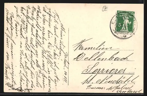 AK Erlach am Bielersee, Cerlier, Teilansicht